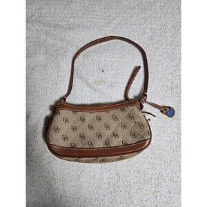 90s Dooney & Bourke Mini Brown Shoulder Purse